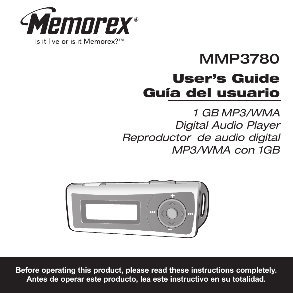 Memorex MMP3780 User Manual | 74 pages