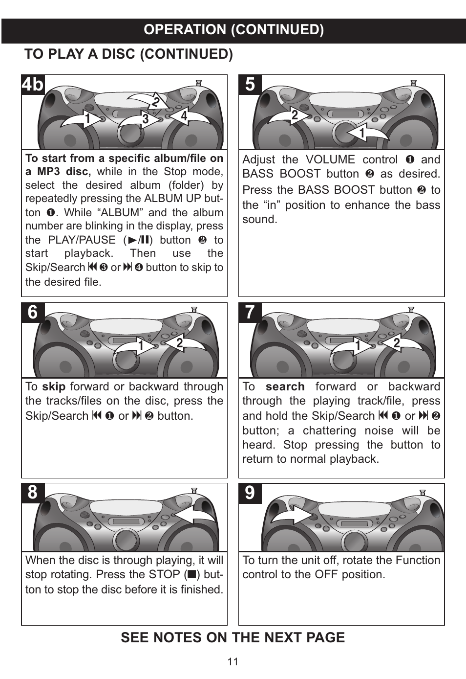 Memorex MP3142 User Manual | Page 12 / 22