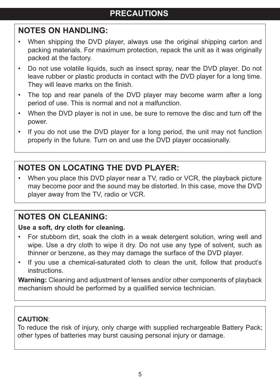 Memorex MVDP1077 User Manual | Page 6 / 41
