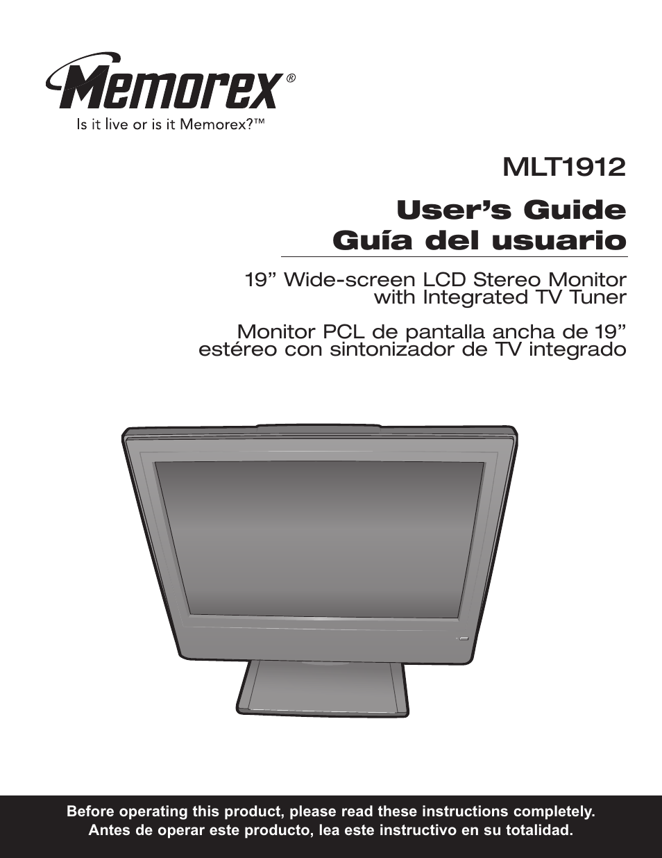 Memorex MLT1912 User Manual | 82 pages