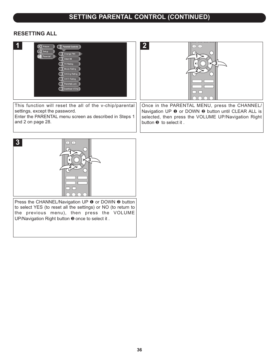 Setting parental control (continued) | Memorex MLT1912 User Manual | Page 37 / 82