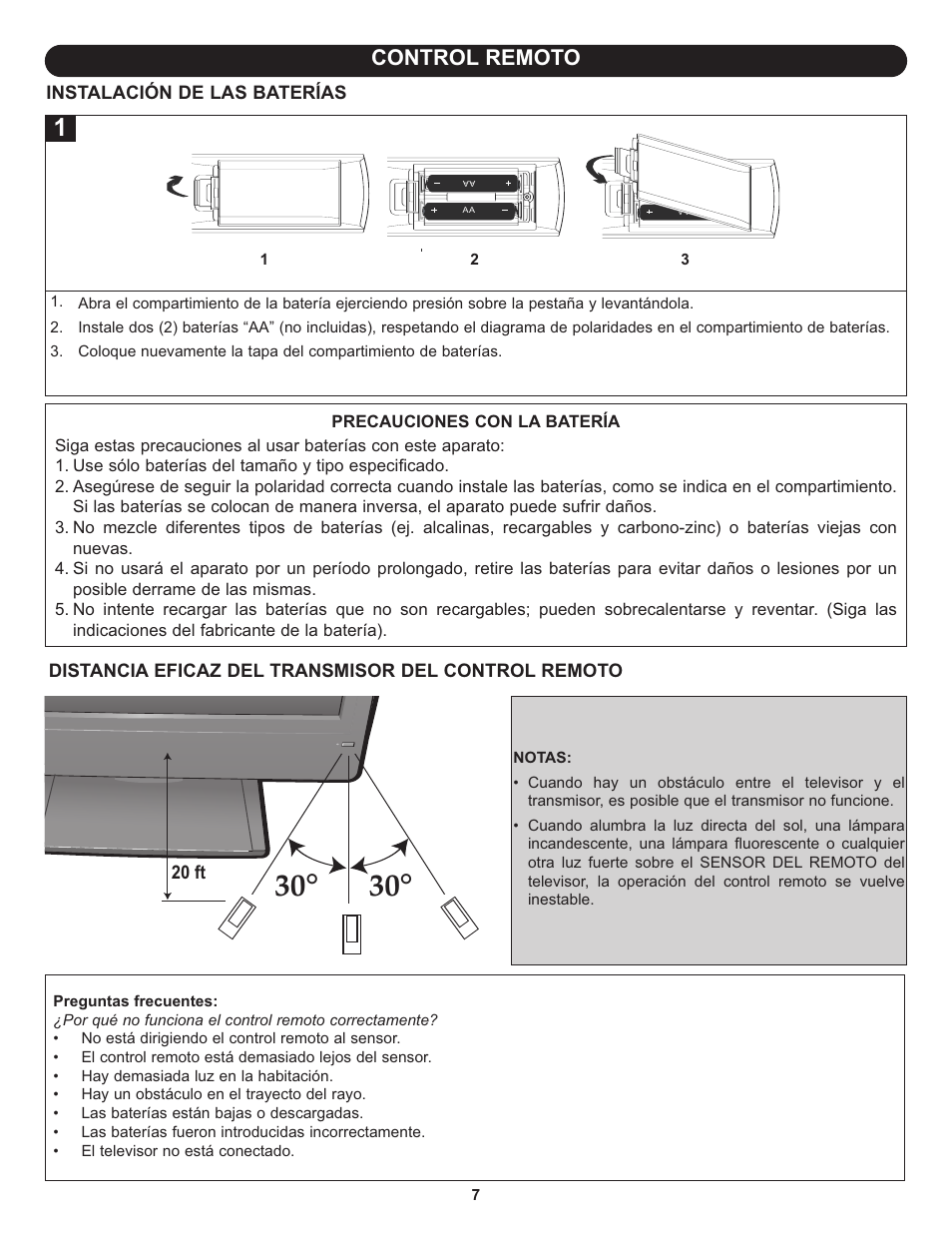 Control remoto | Memorex MLT1912 User Manual | Page 48 / 82