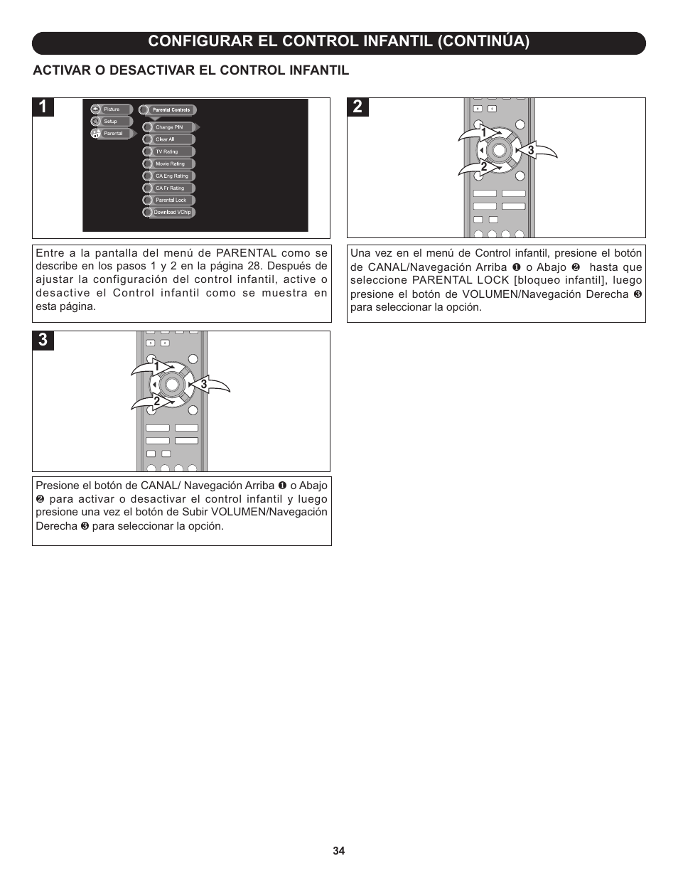 Configurar el control infantil (continúa) | Memorex MLT1912 User Manual | Page 75 / 82