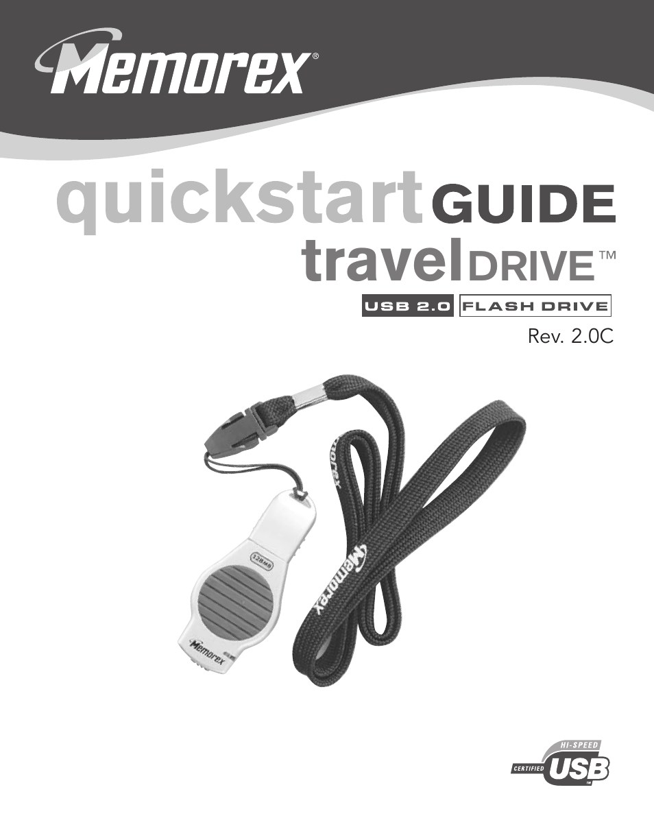 Memorex TRAVELDRIVE REV. 2.0C User Manual | 4 pages