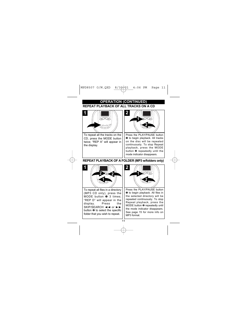 Memorex MPD8507CP User Manual | Page 12 / 23