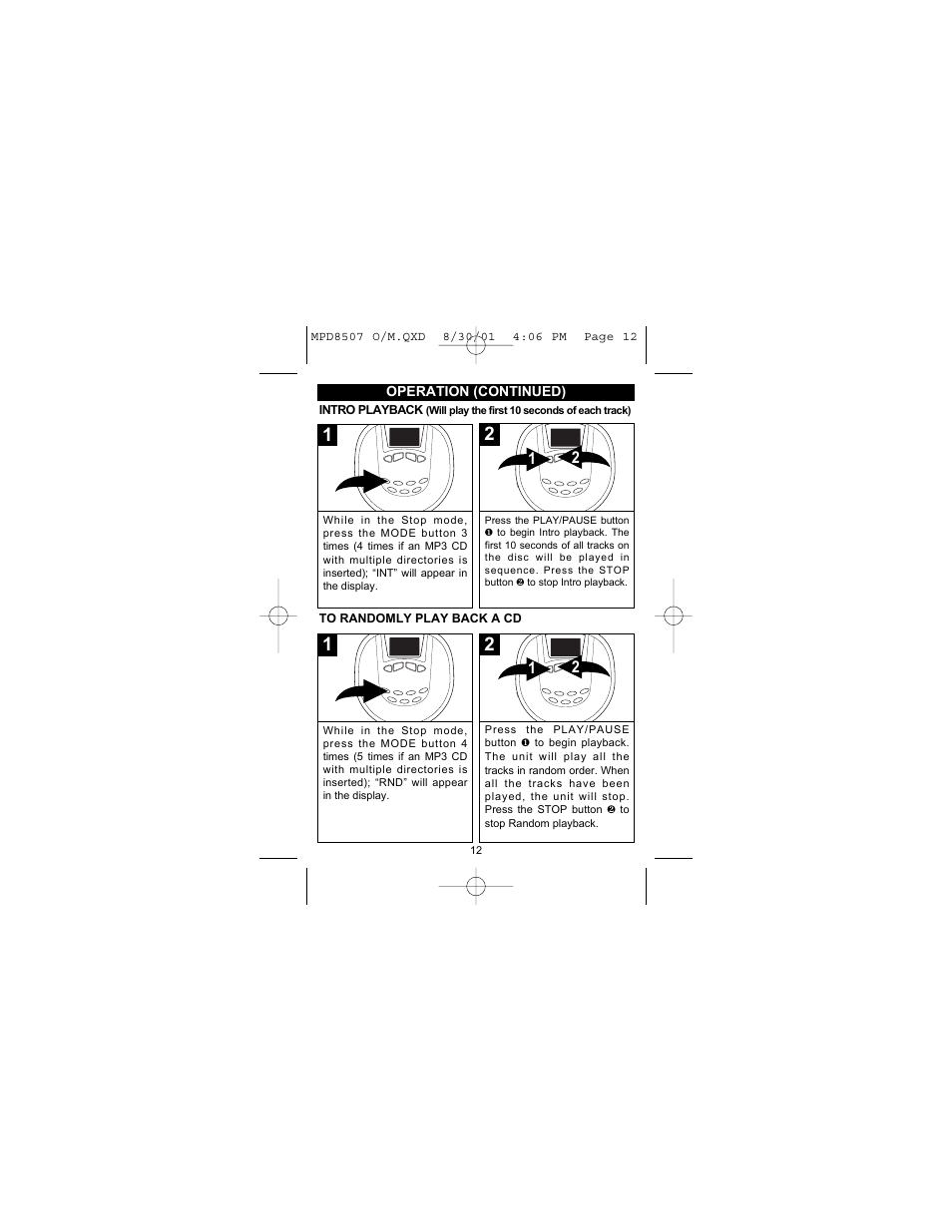 Memorex MPD8507CP User Manual | Page 13 / 23