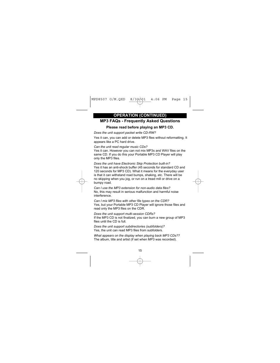 Memorex MPD8507CP User Manual | Page 16 / 23