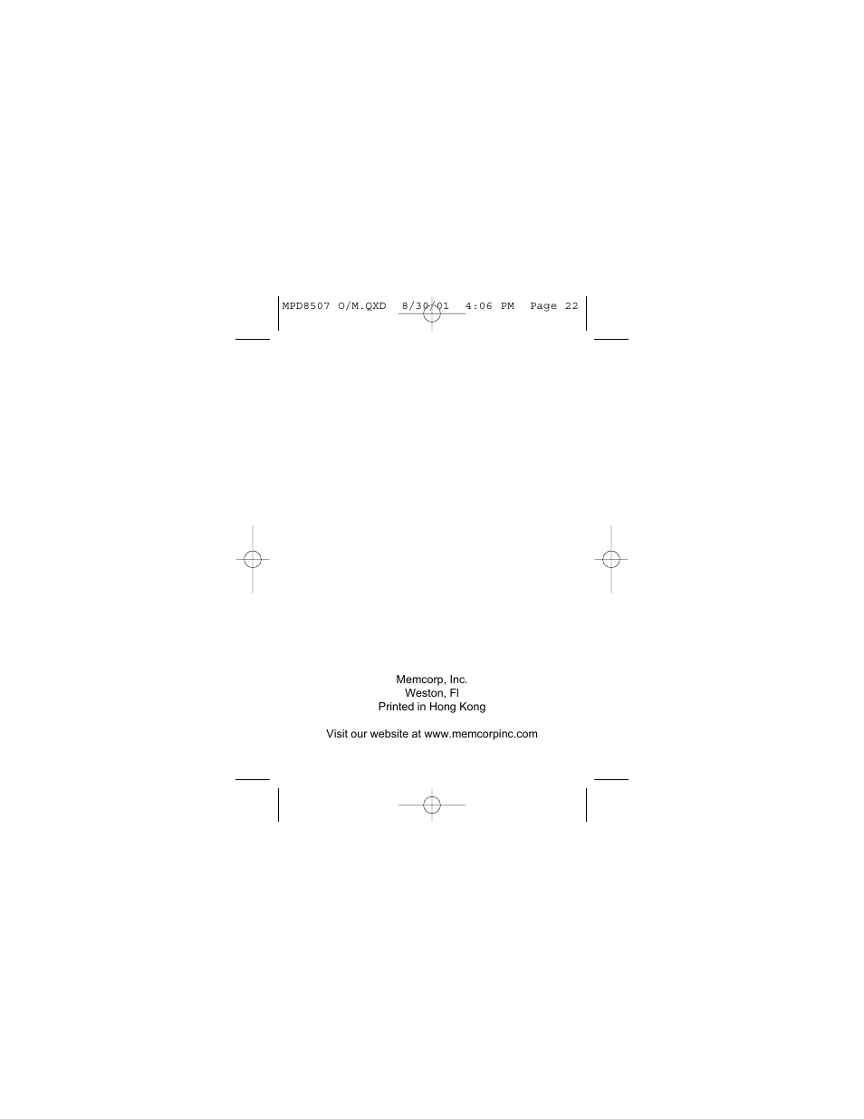 Memorex MPD8507CP User Manual | Page 23 / 23