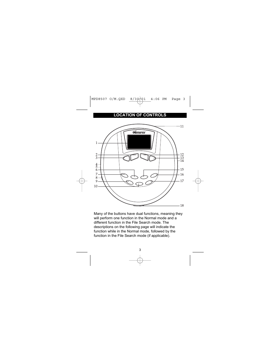 Memorex MPD8507CP User Manual | Page 4 / 23