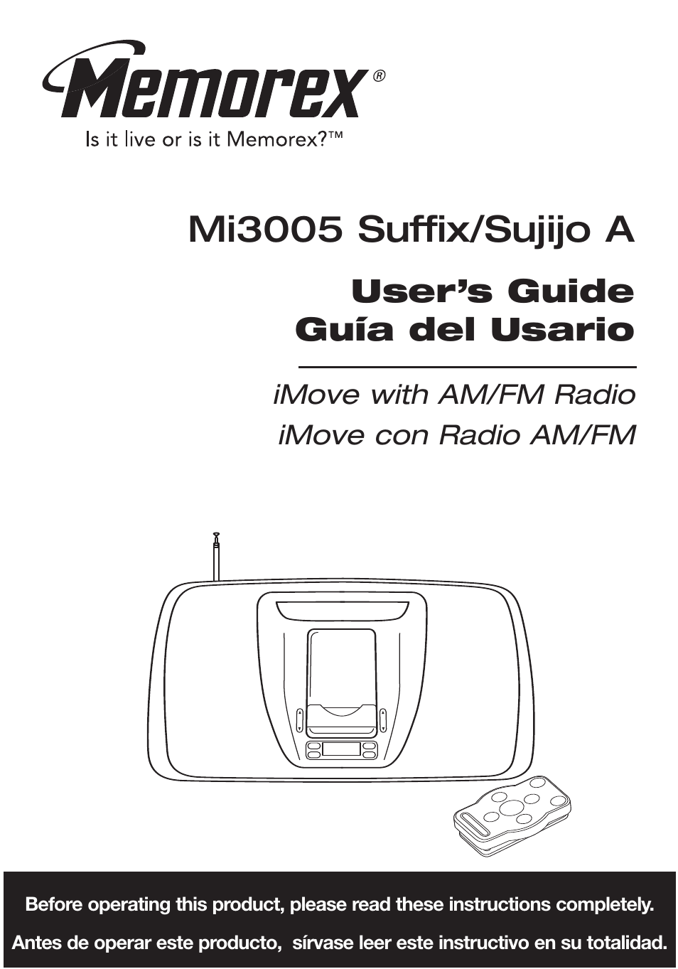 Mi3005 suffix/sujijo a, User’s guide guía del usario | Memorex SUFFIX A MI3005 User Manual | Page 17 / 32