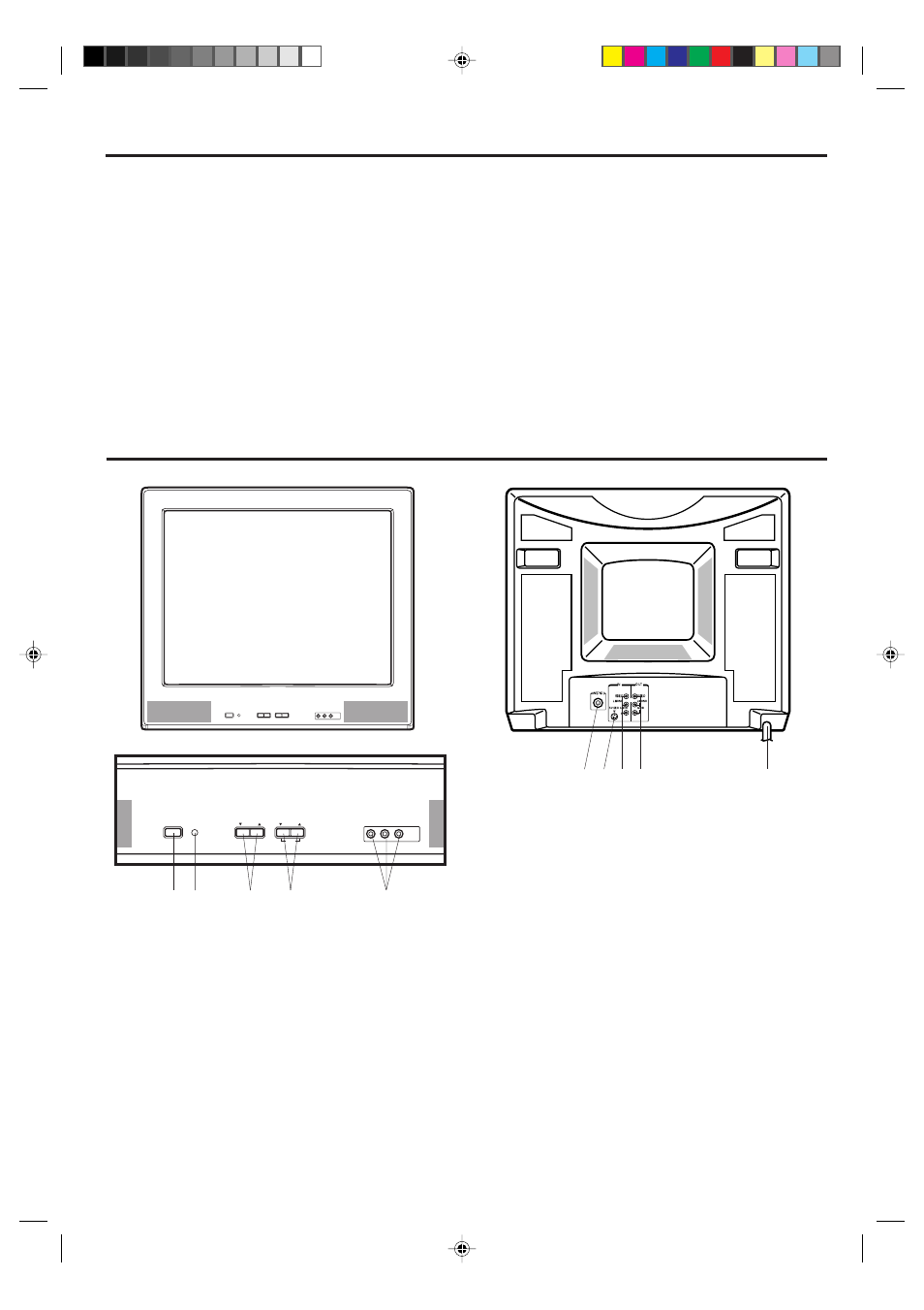 Features location of controls, Front, Back | Memorex MT2272 User Manual | Page 4 / 13