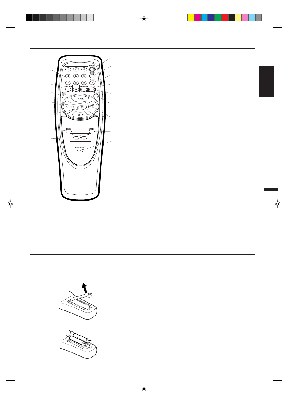 Remote control, English | Memorex MT2272 User Manual | Page 5 / 13