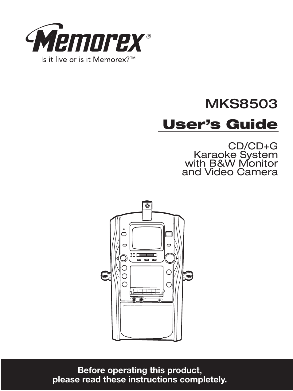 Memorex MKS8503 User Manual | 25 pages