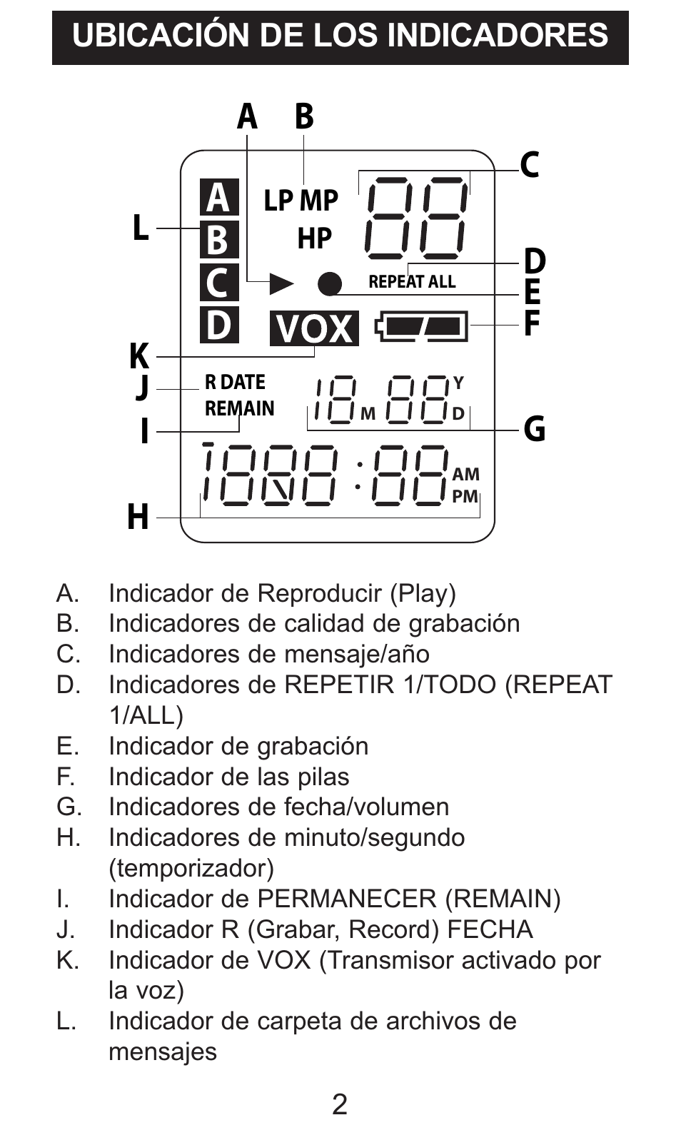 A b c d, Lc f e d, Ah k j i | Memorex MB2059B User Manual | Page 33 / 60
