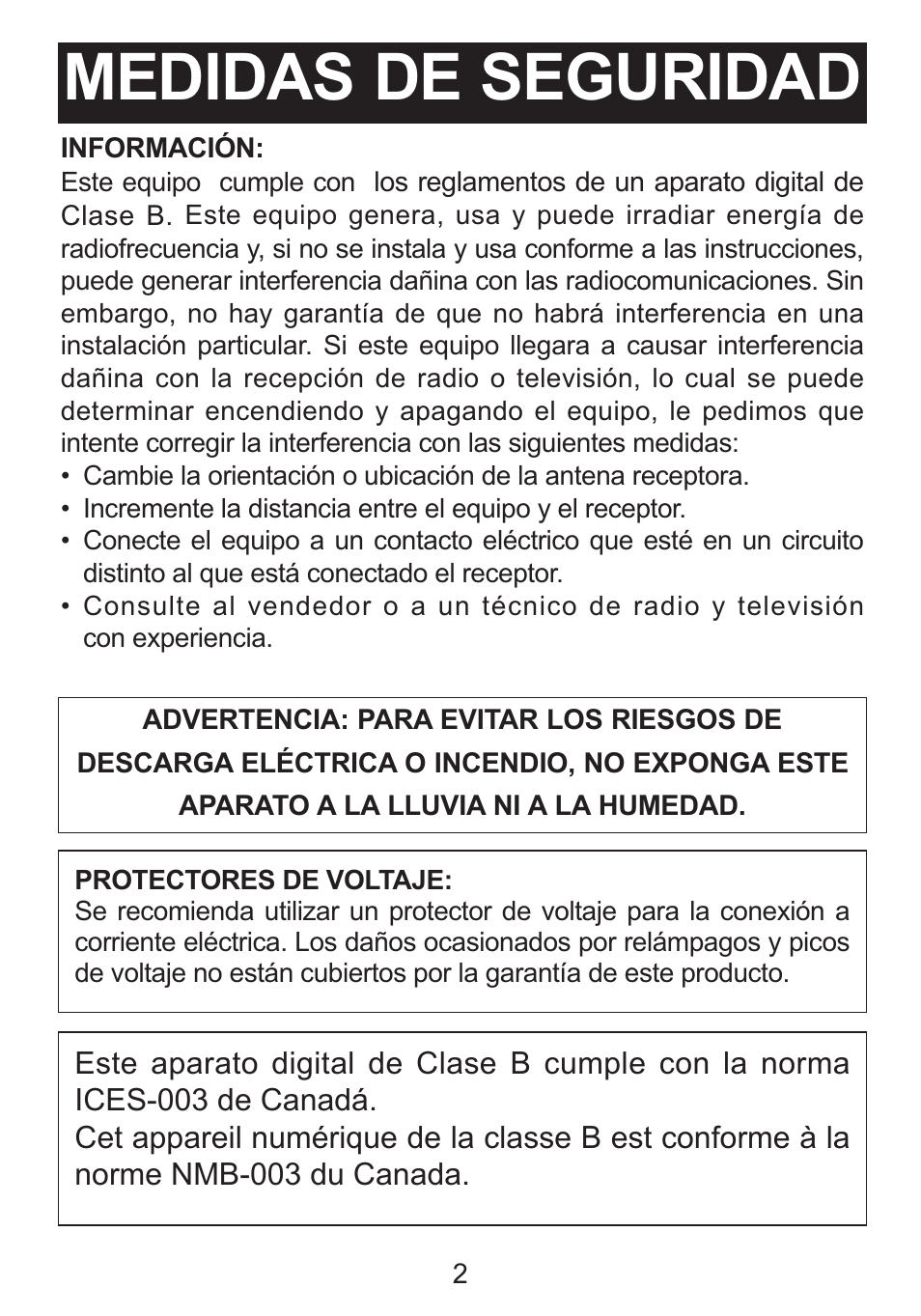 Medidas de seguridad | Memorex iWakeUp Mi4014 User Manual | Page 23 / 42