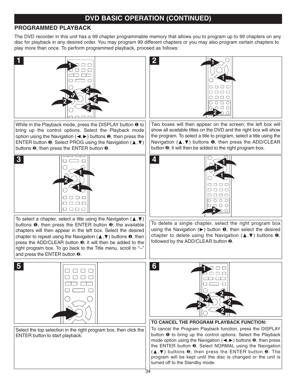 Dvd basic operation (continued) | Memorex MVDR2100 User Manual | Page 35 / 55