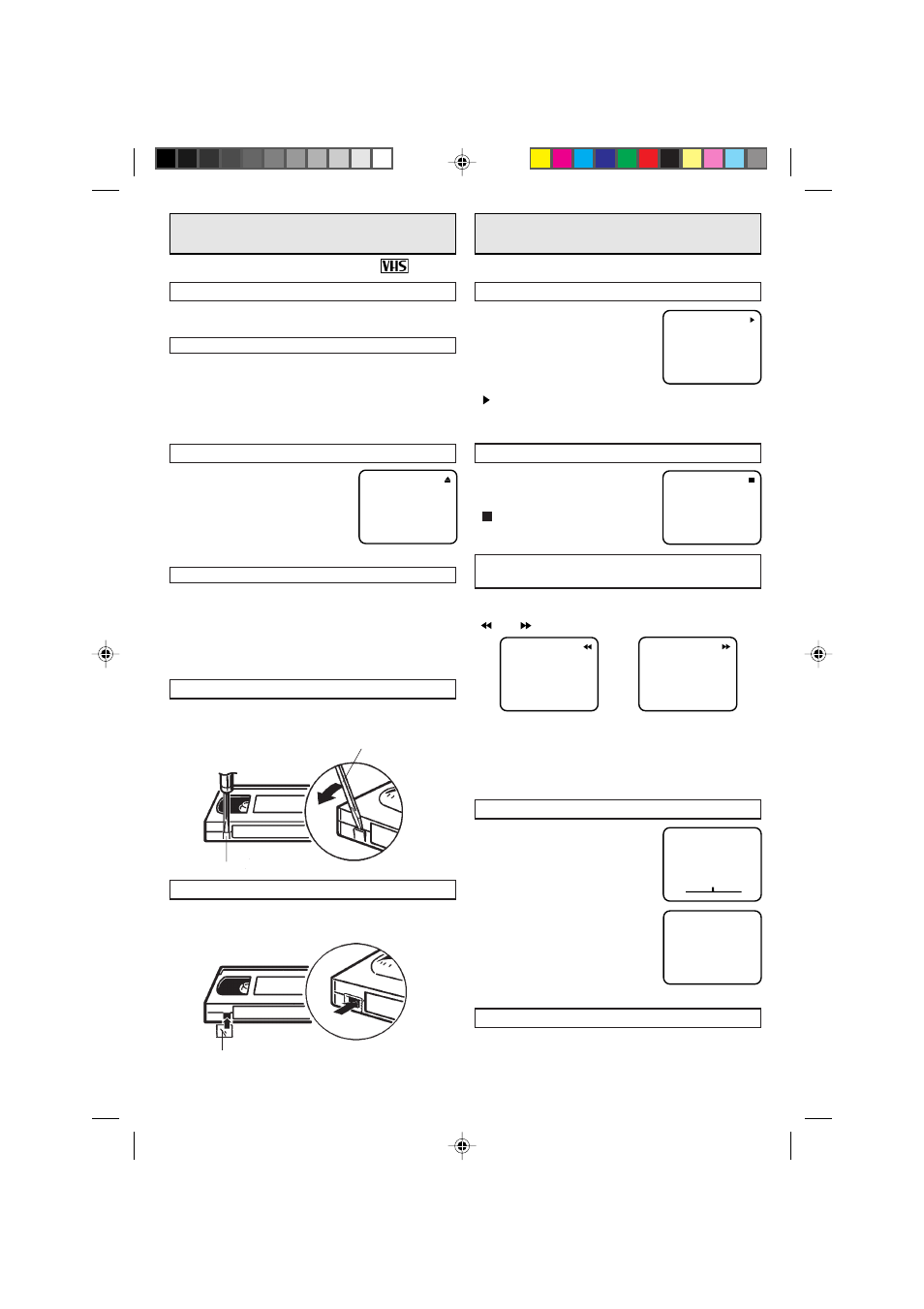 Loading and unloading, Playback | Memorex MVT2090 User Manual | Page 20 / 29