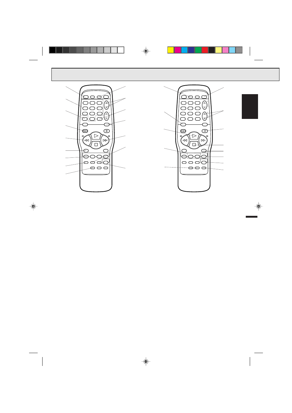 Remote control, Description of controls, English | Memorex MVT2090 User Manual | Page 9 / 29