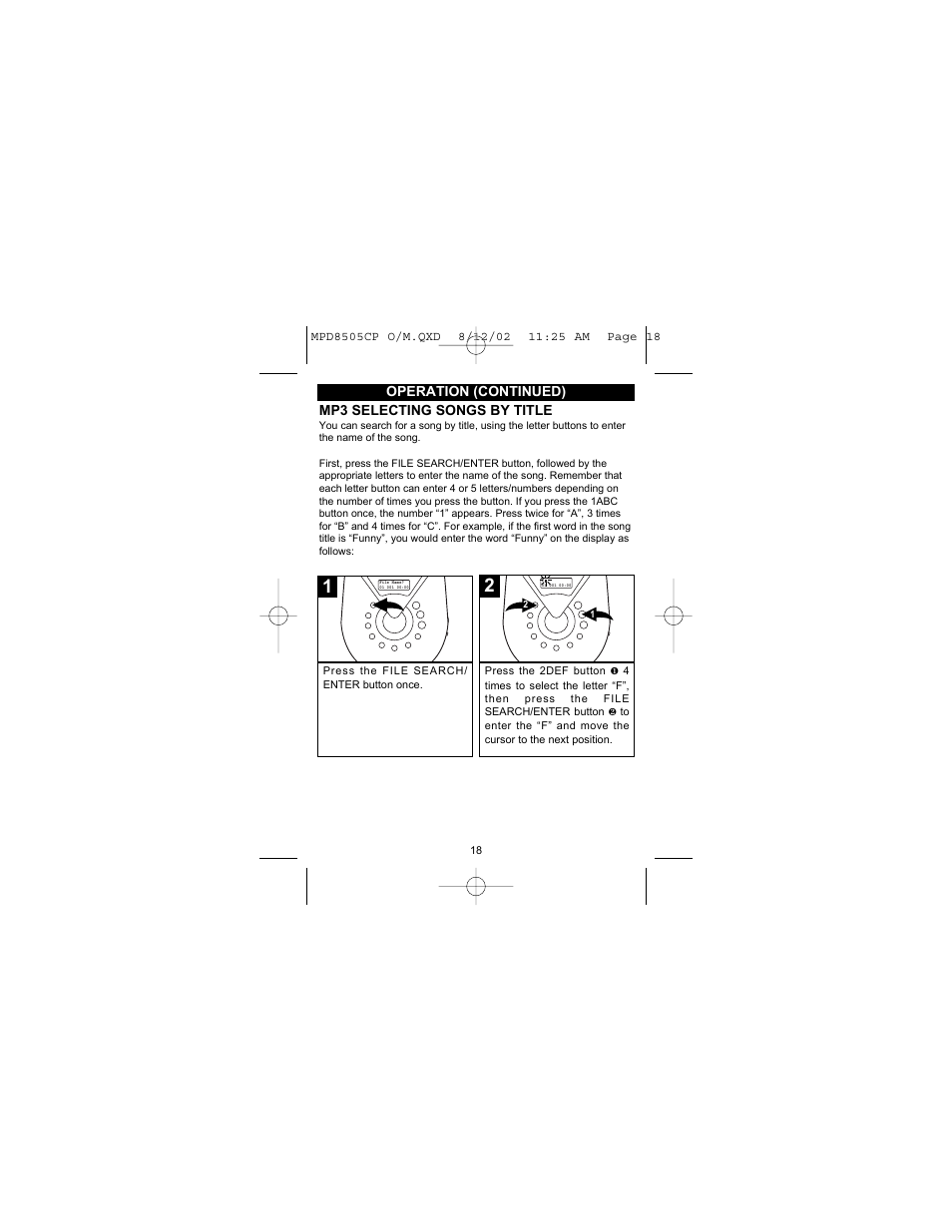 Memorex MPD8505CP User Manual | Page 19 / 26