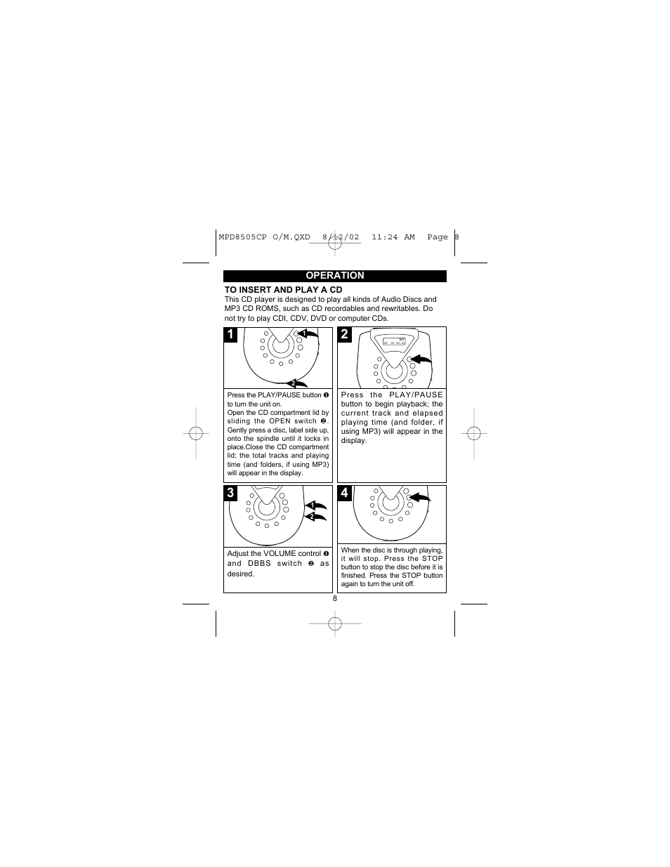 Memorex MPD8505CP User Manual | Page 9 / 26