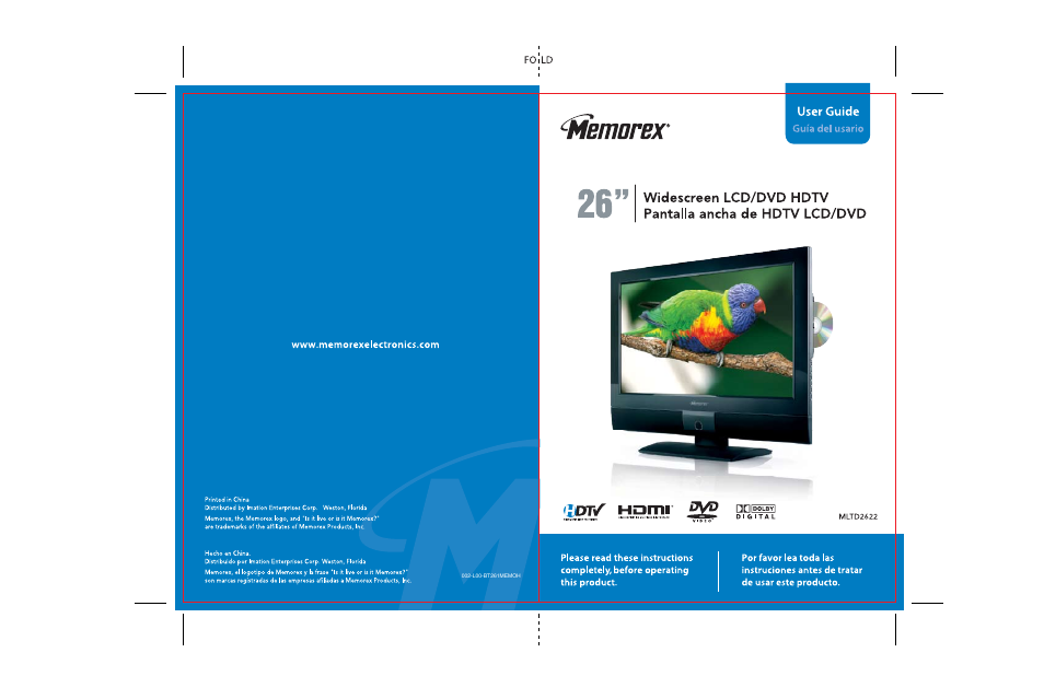 Memorex MLTD2622 User Manual | 123 pages