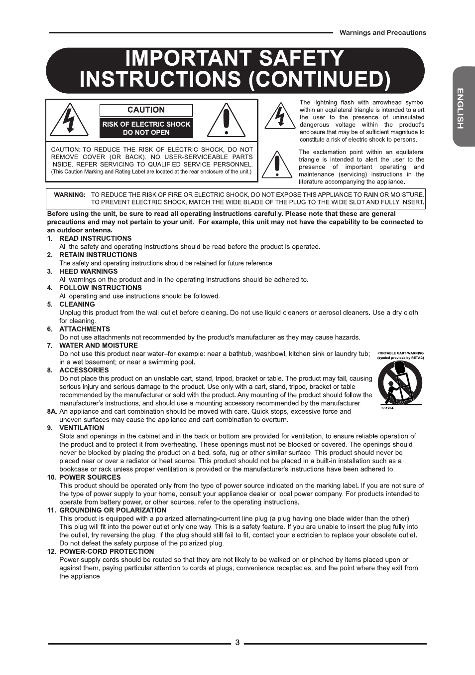 Memorex MLTD2622 User Manual | Page 5 / 123