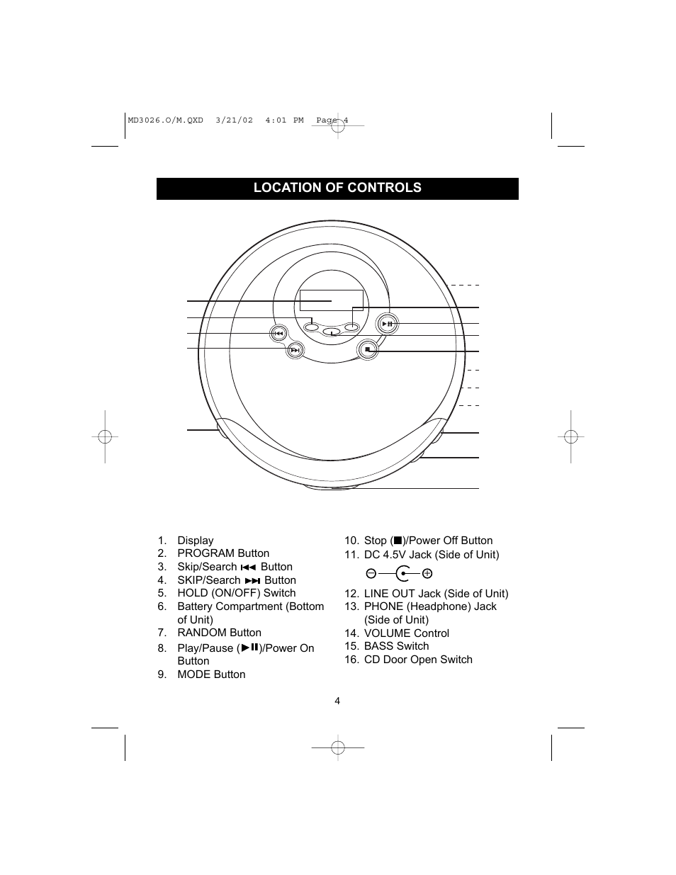 Memorex MD3026 User Manual | Page 5 / 14