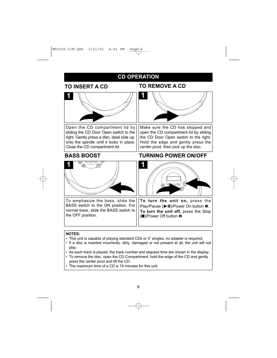 Memorex MD3026 User Manual | Page 7 / 14