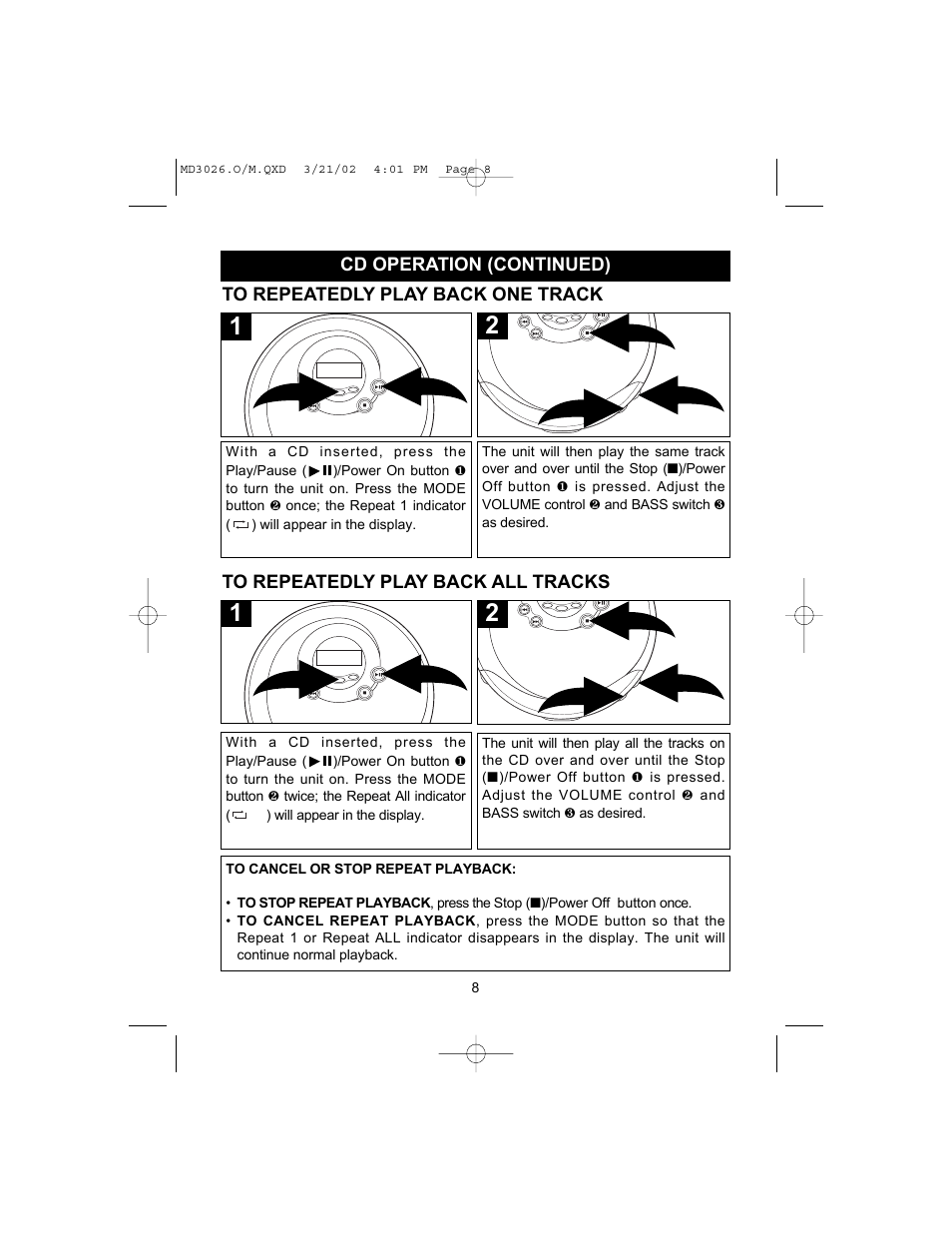 Memorex MD3026 User Manual | Page 9 / 14