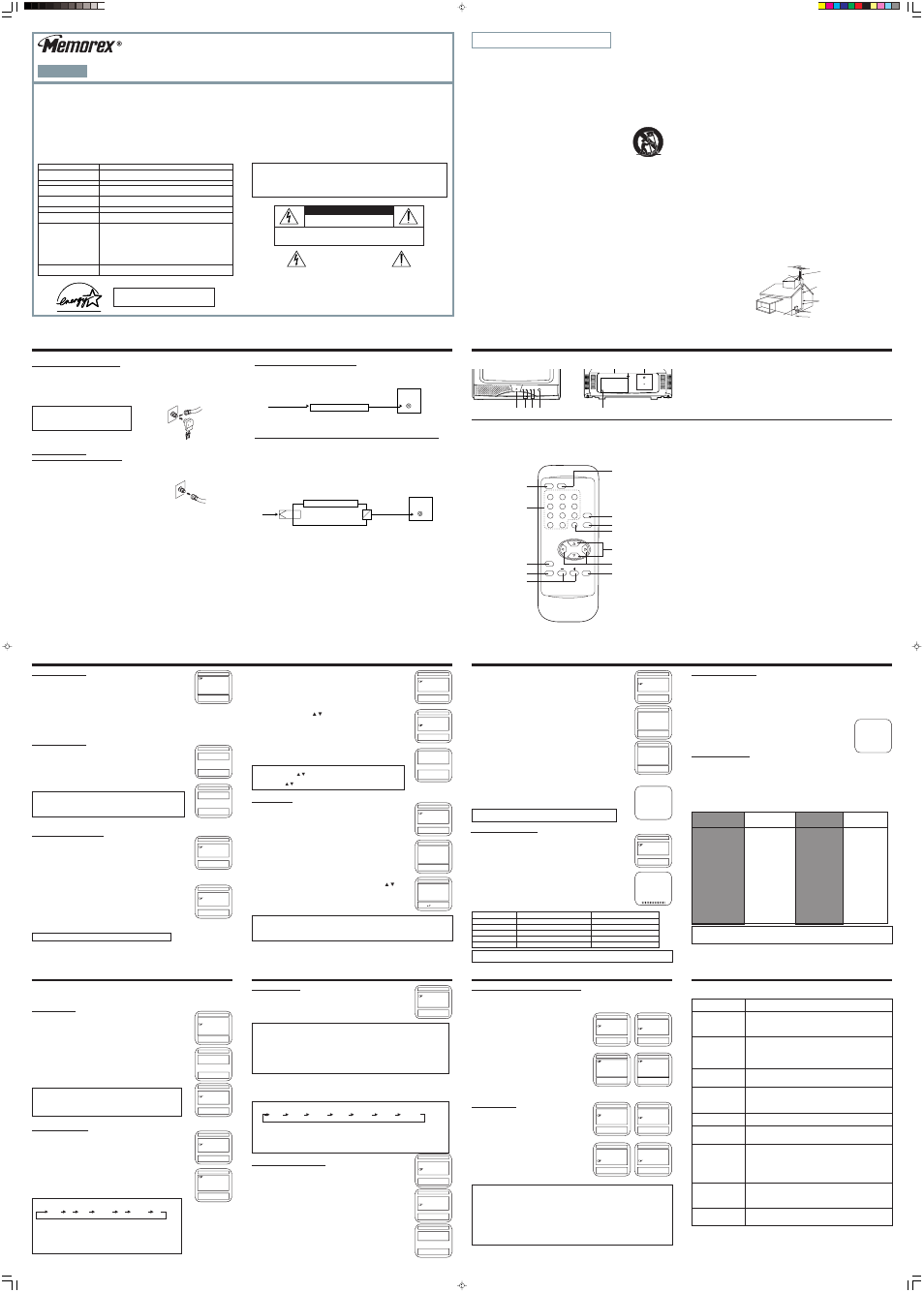 Memorex MT1130C User Manual | 1 page