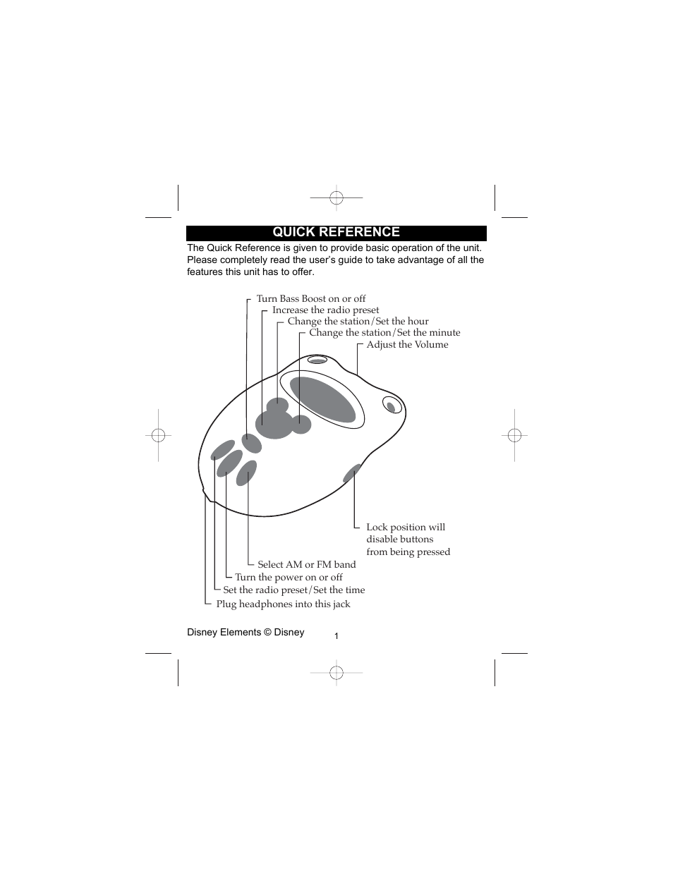 Quick reference | Memorex DR1000-C User Manual | Page 2 / 11