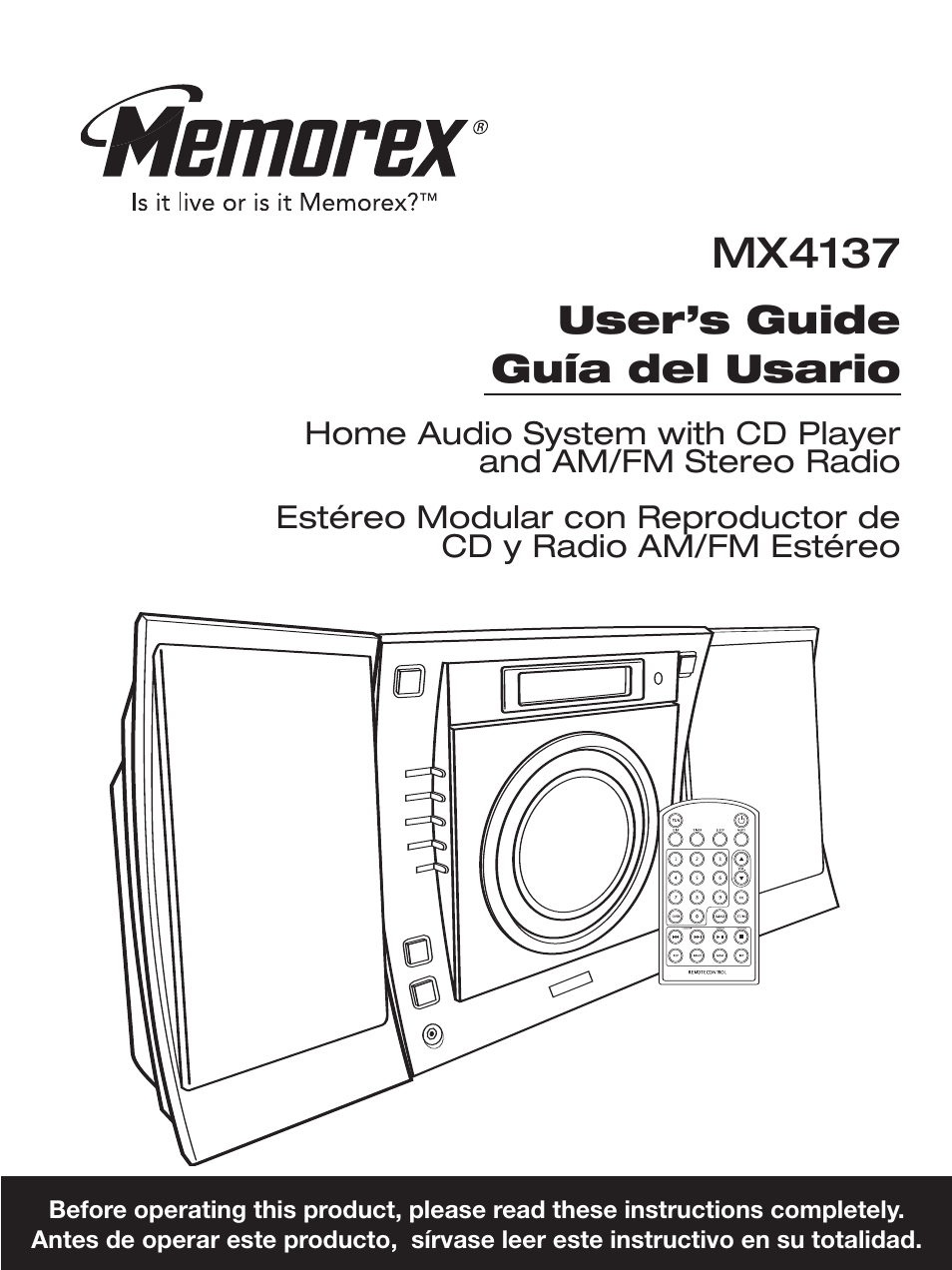 Memorex MX4137 User Manual | 40 pages