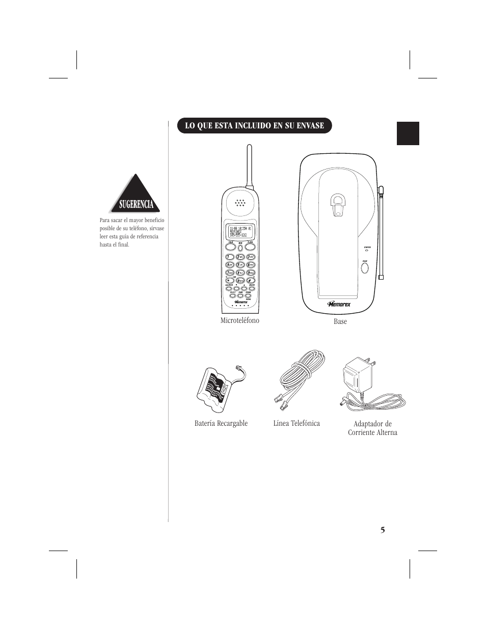 Lo que esta incluido en su envase | Memorex MPH6928 User Manual | Page 46 / 80