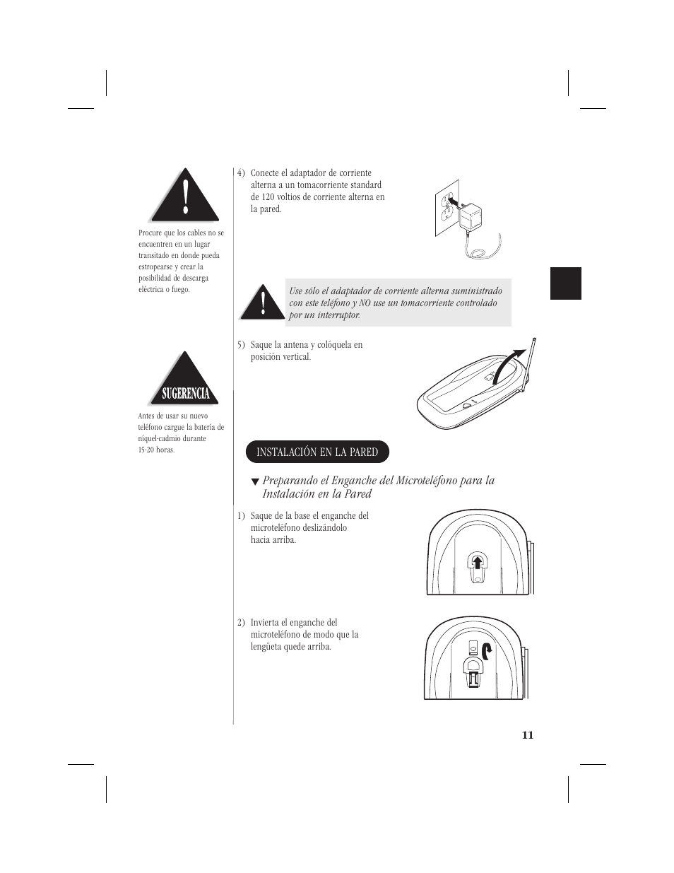 Instalación en la pared | Memorex MPH6928 User Manual | Page 52 / 80