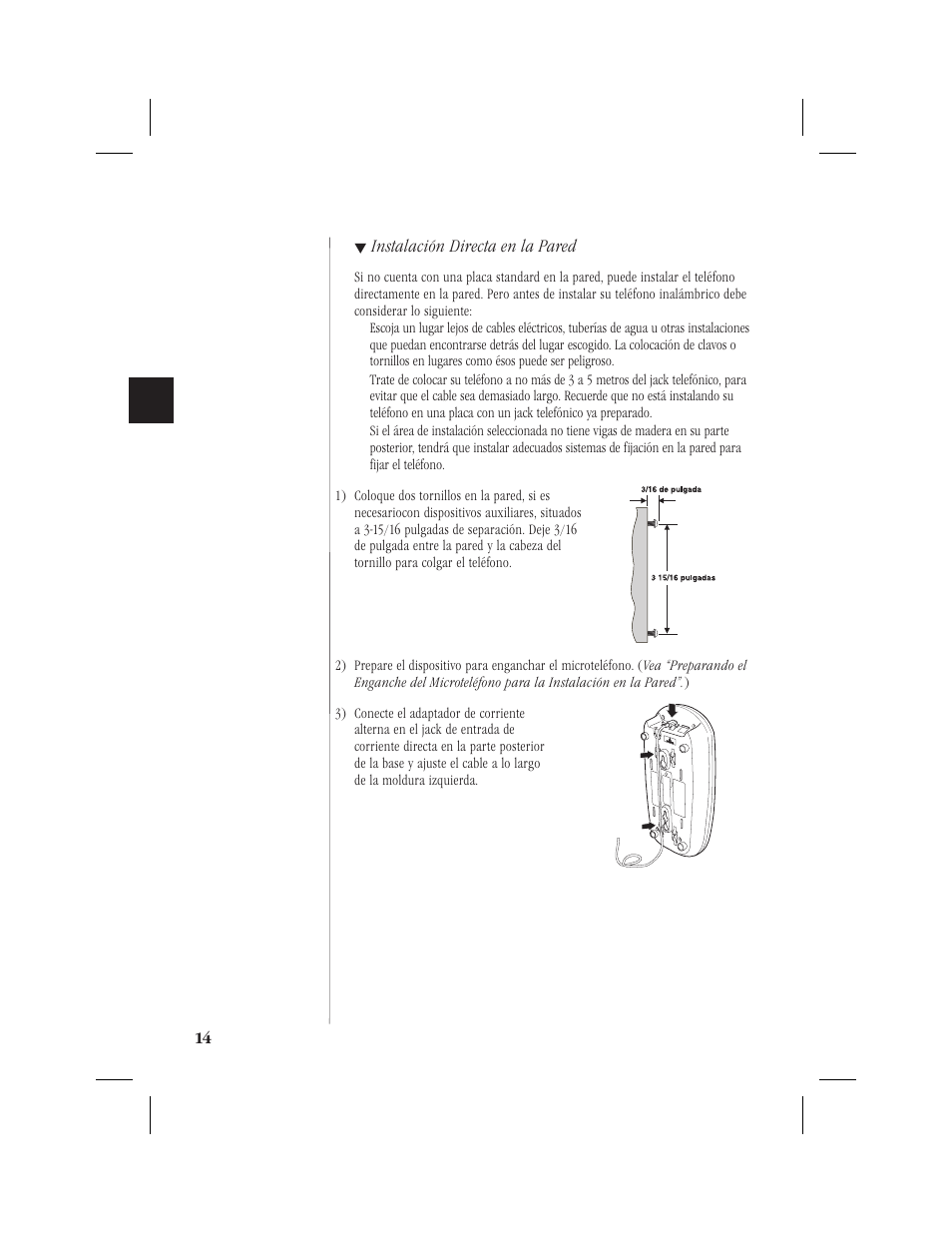 Instalación directa en la pared | Memorex MPH6928 User Manual | Page 55 / 80