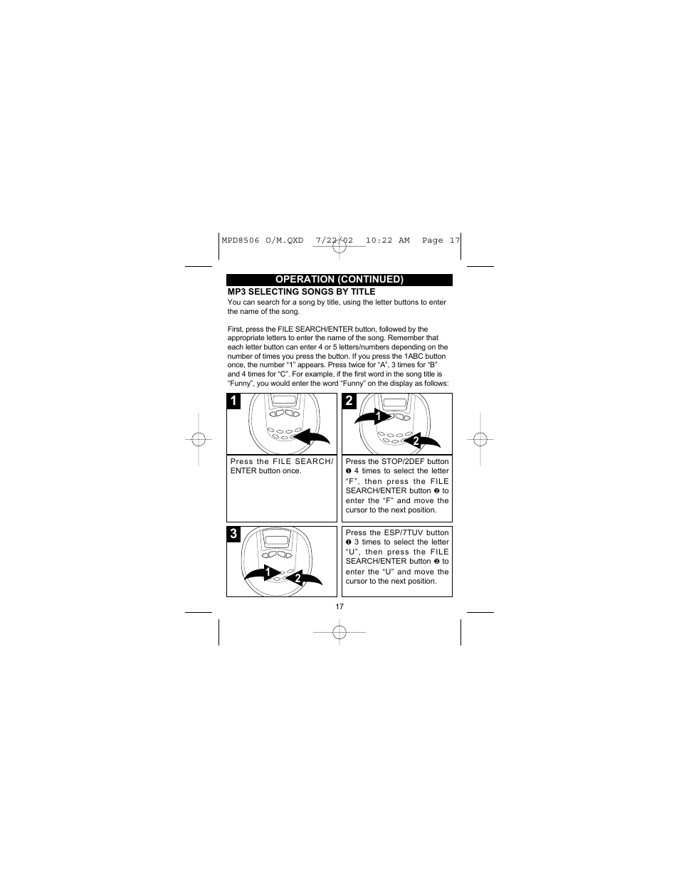 Memorex MPD8506 User Manual | Page 18 / 23