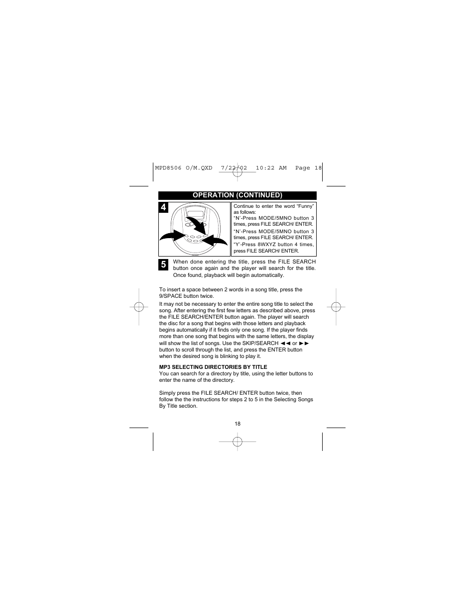Memorex MPD8506 User Manual | Page 19 / 23