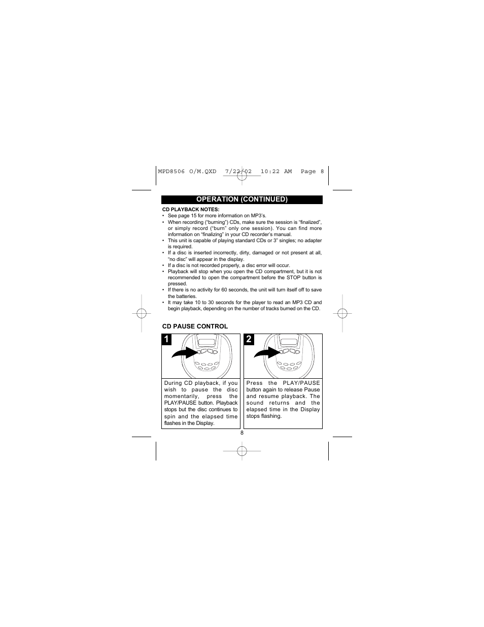 Memorex MPD8506 User Manual | Page 9 / 23