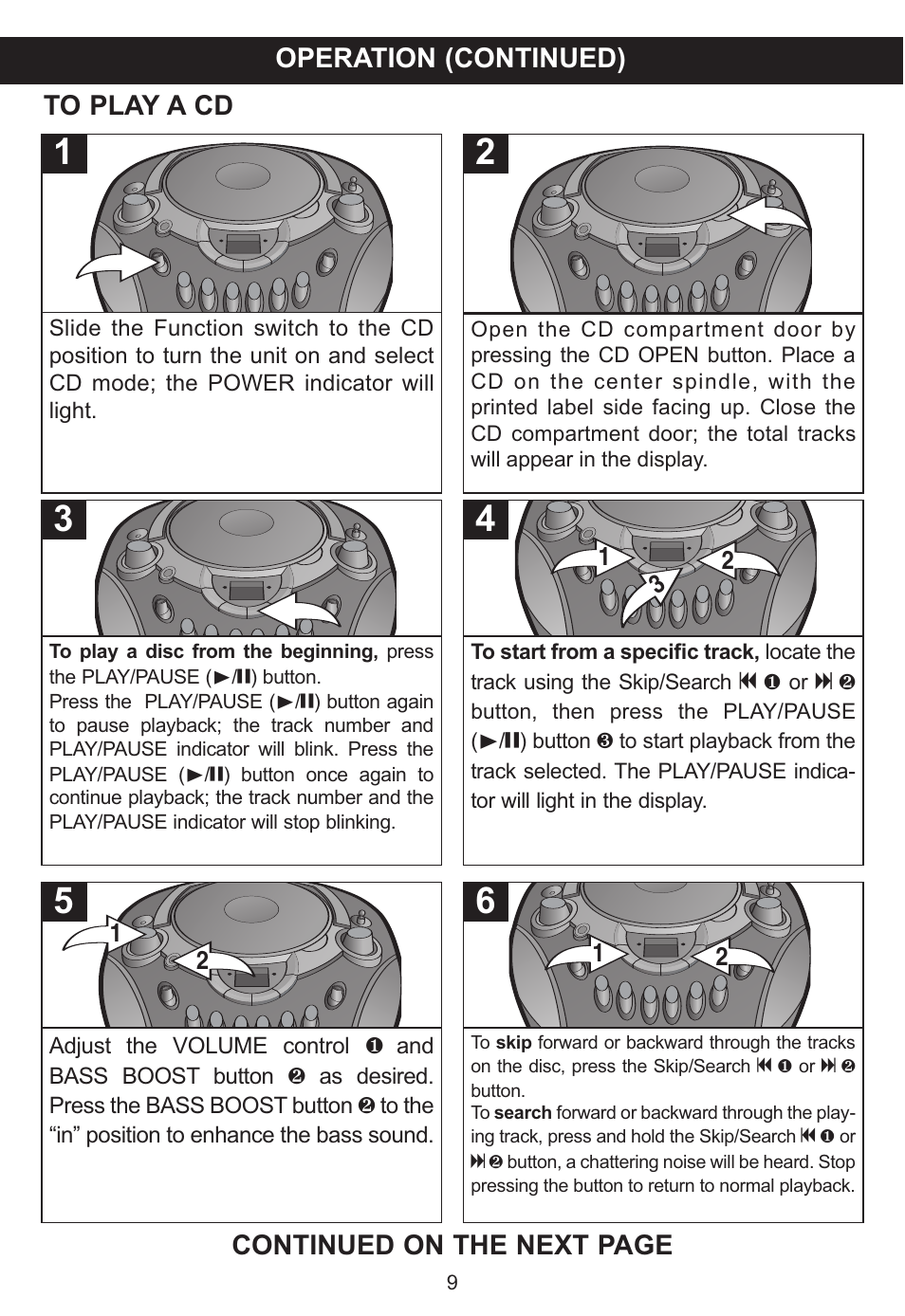 Memorex MP3134BLU User Manual | Page 10 / 40