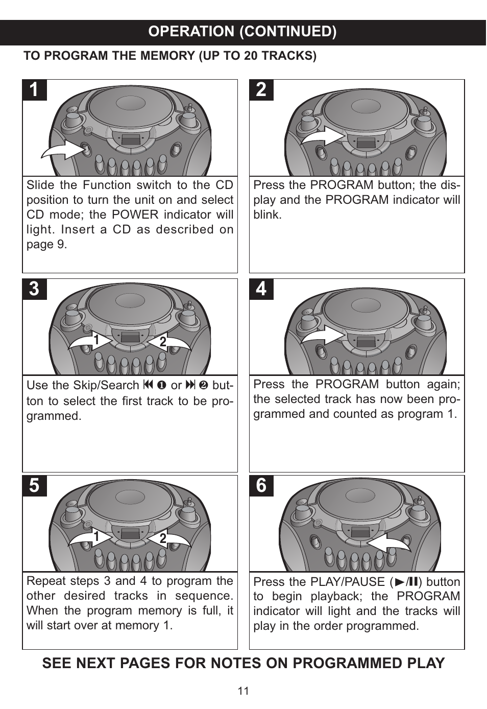 Memorex MP3134BLU User Manual | Page 12 / 40