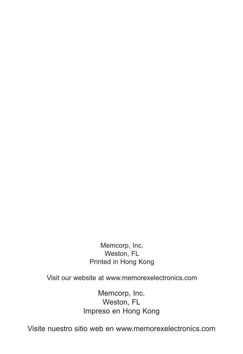 Memorex MP3134BLU User Manual | Page 40 / 40
