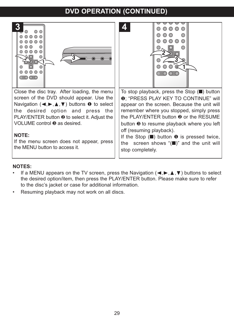 Dvd operation (continued) | Memorex MVDP1075 User Manual | Page 30 / 45
