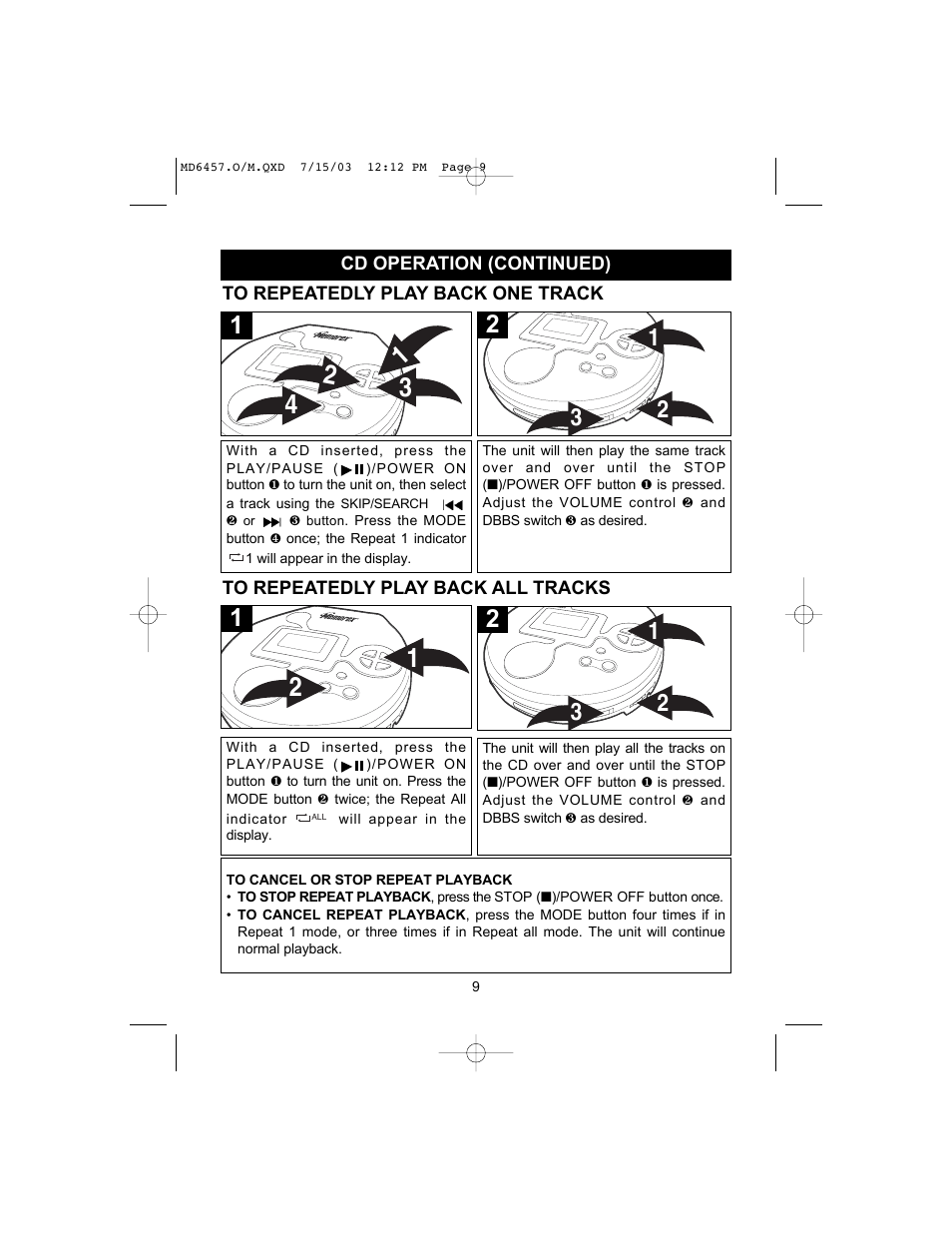 Memorex MD6457CP User Manual | Page 10 / 16