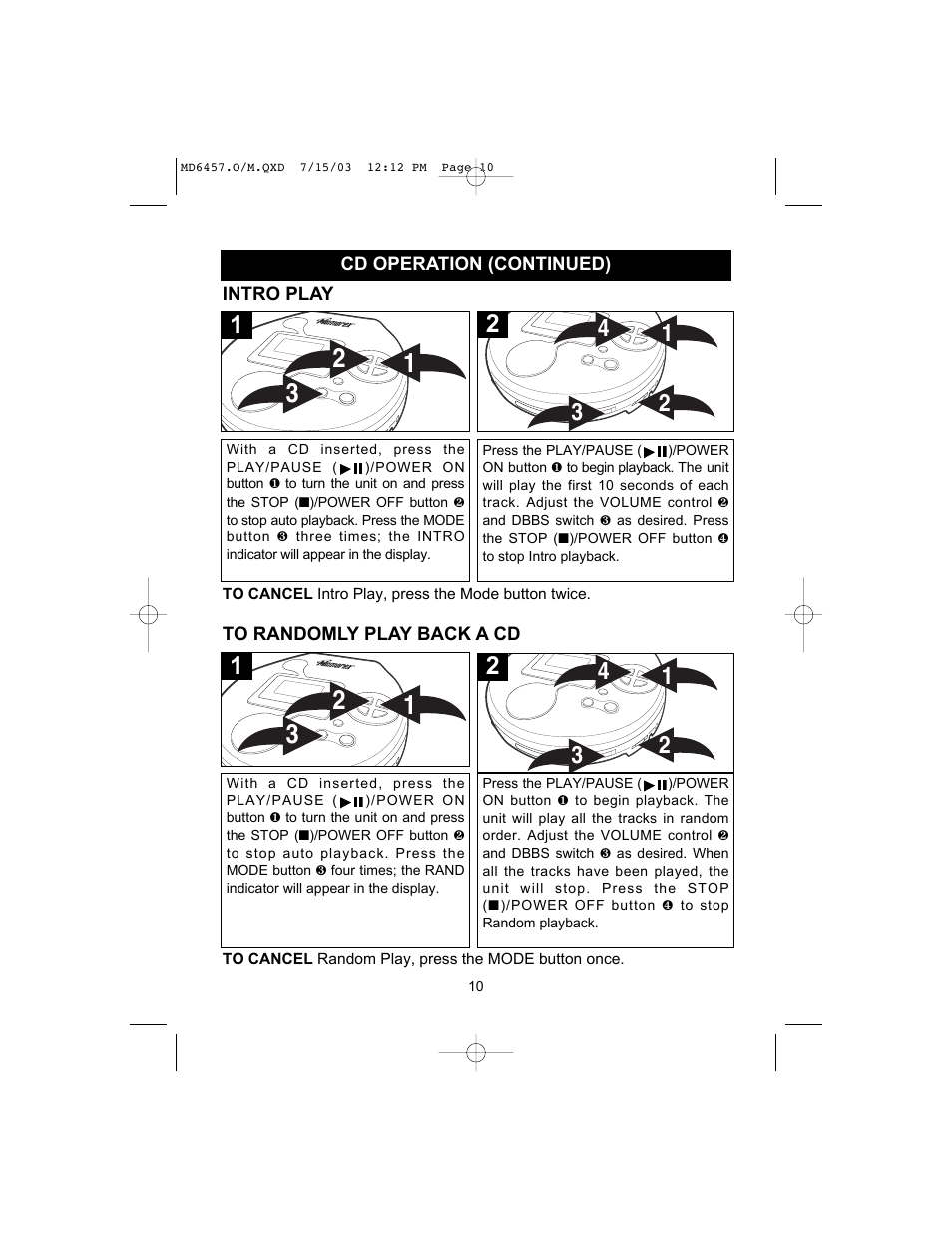 Memorex MD6457CP User Manual | Page 11 / 16