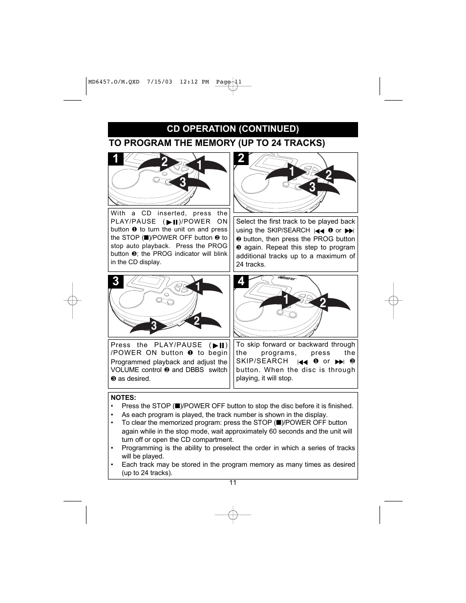 Memorex MD6457CP User Manual | Page 12 / 16