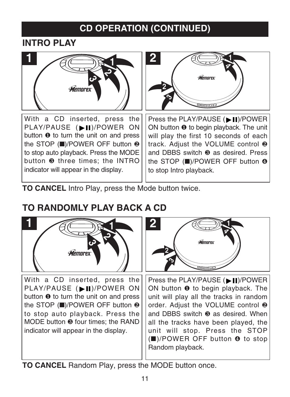 Memorex MD6483 User Manual | Page 12 / 17