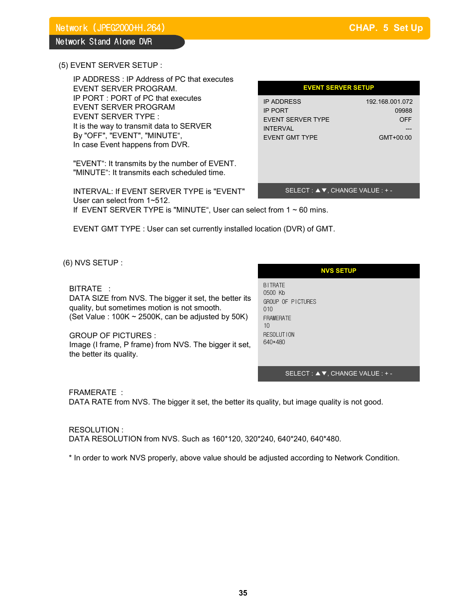 Memorex DVR H264 User Manual | Page 36 / 73
