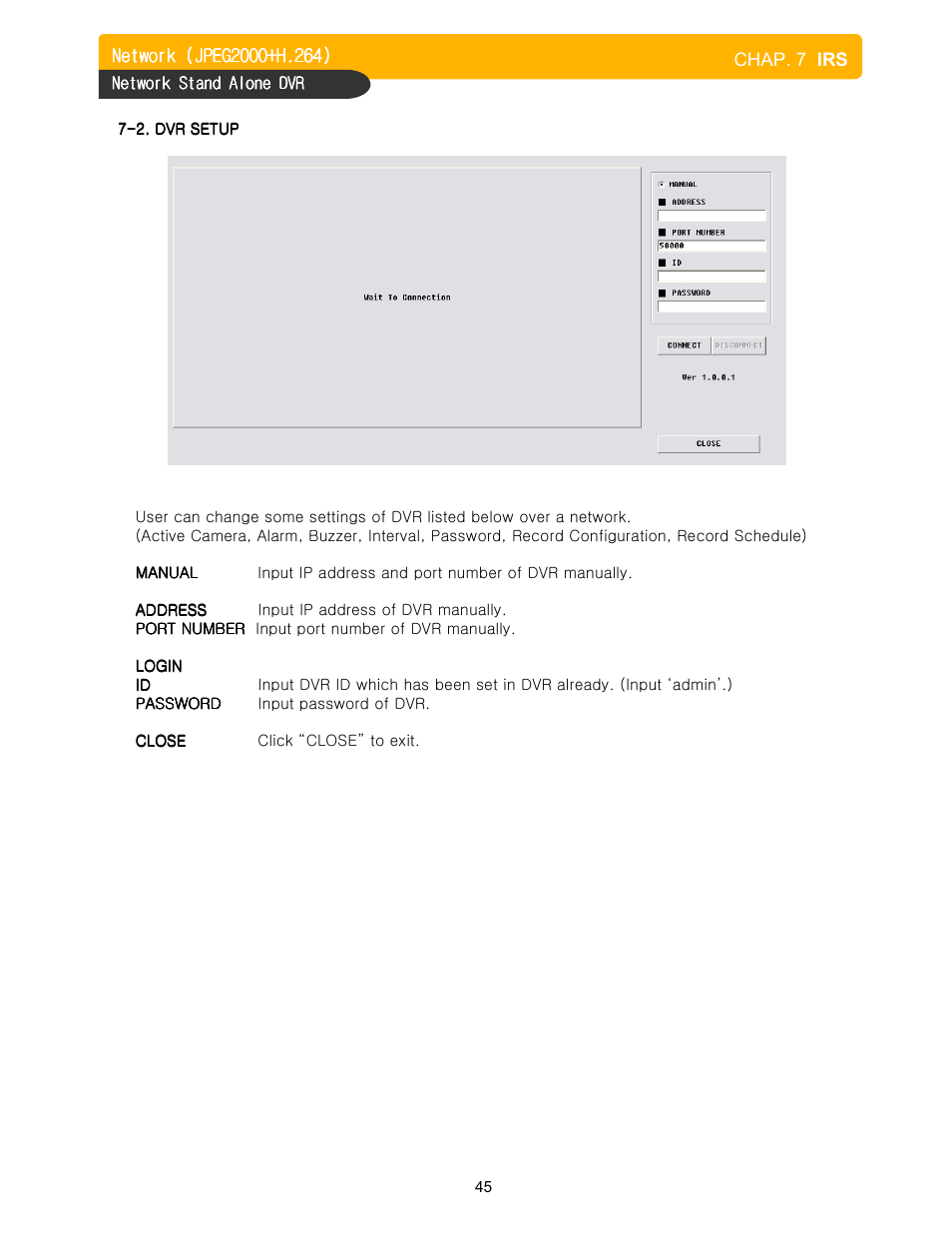 Memorex DVR H264 User Manual | Page 46 / 73