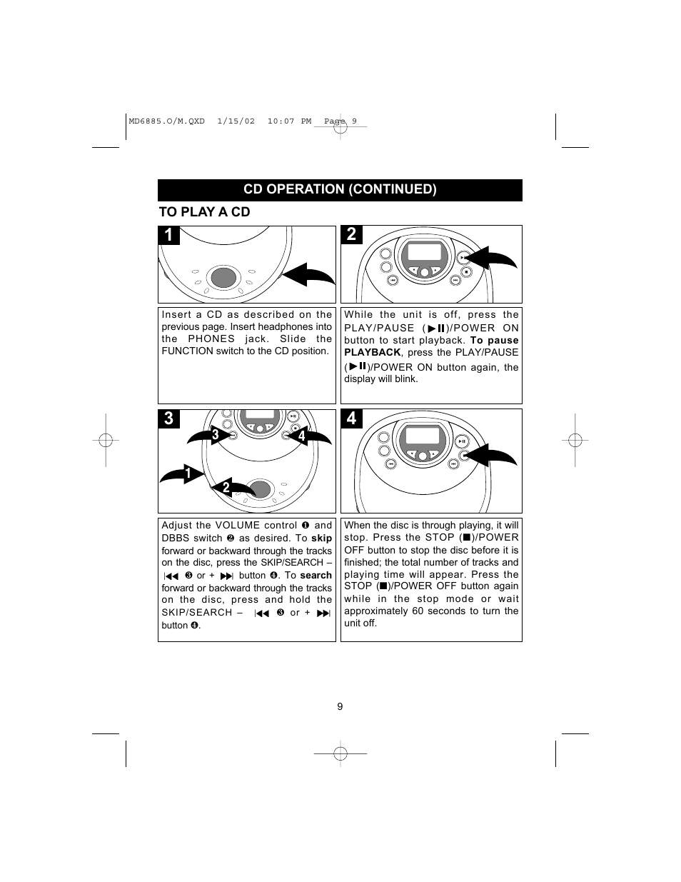 Memorex MD6885 User Manual | Page 10 / 18