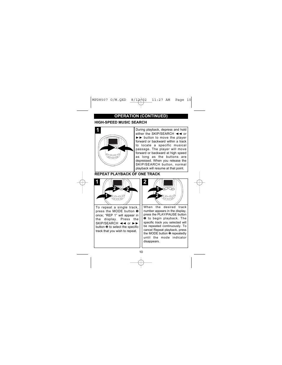 Memorex MPD8507 User Manual | Page 11 / 23